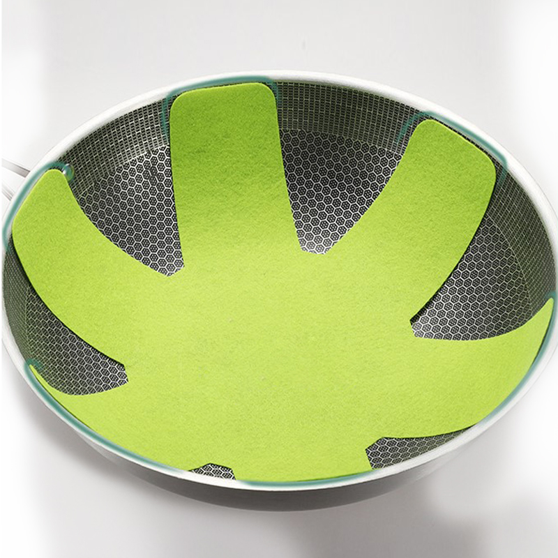Popular Polygonal Felt Teacup Coaster Restaurant Coasters Sublimated