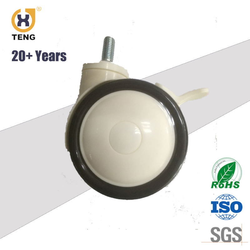 Adjustable Medical Caster, Super Silent PU Wheel