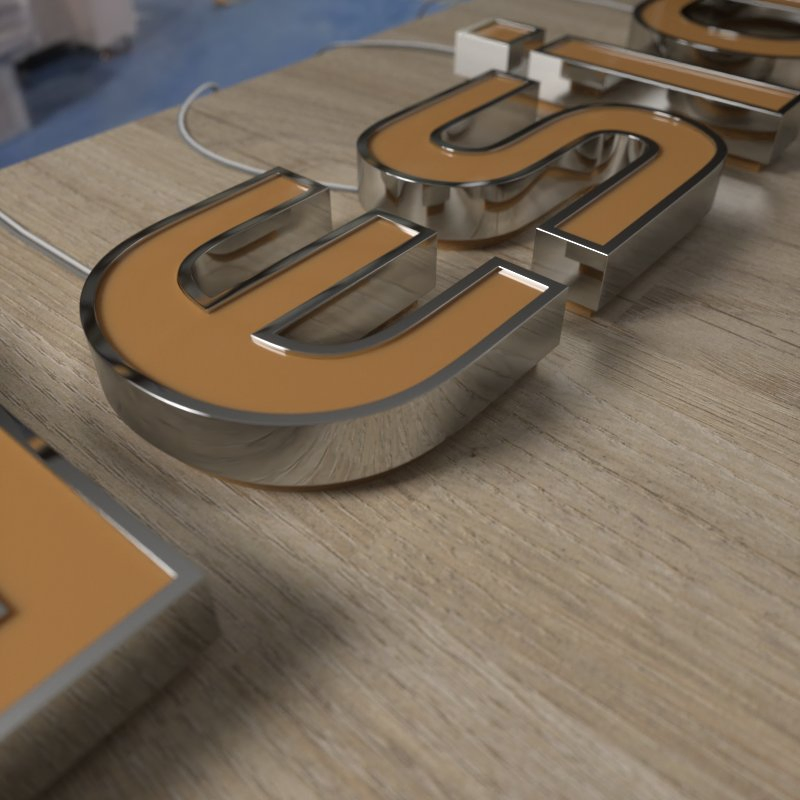 Salon Signs Custom Large Alphabet 3D Acrylic Letters Storefront Logo with Ezd