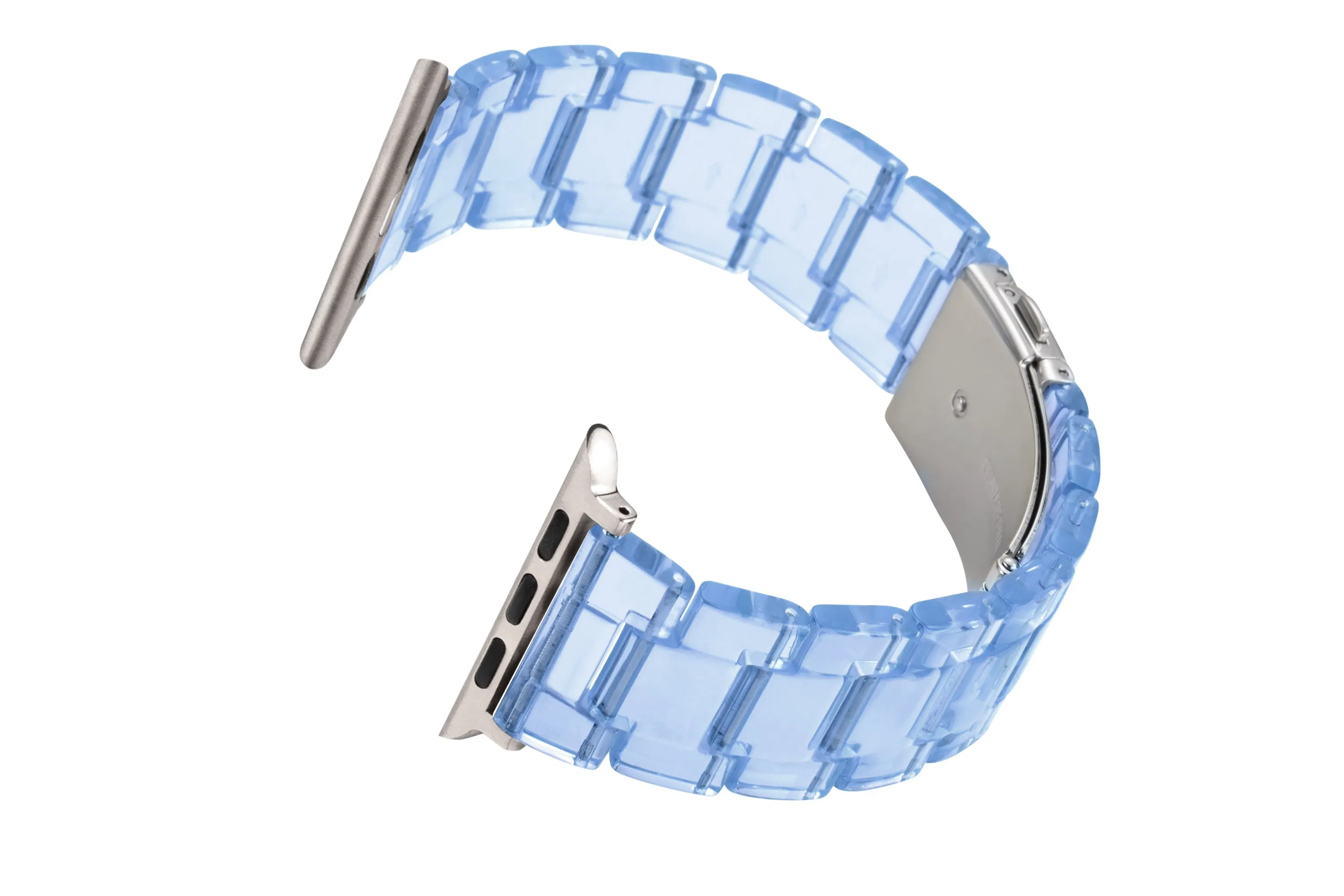 Resin Bands Compatible with Apple Watch Band 38/40/41/42/44/45 mm Stylish Lightweight Wristband Bracelet for Watch Men/Women