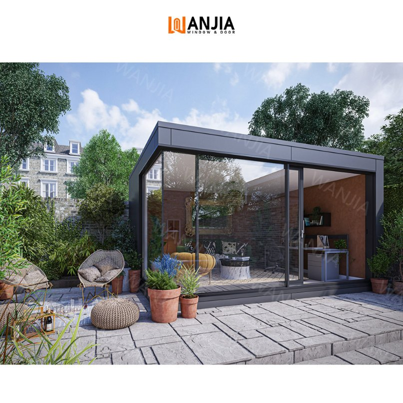 Customized Solarium Sunroom Exterior Glass Room Aluminum Conservatory Sunroom