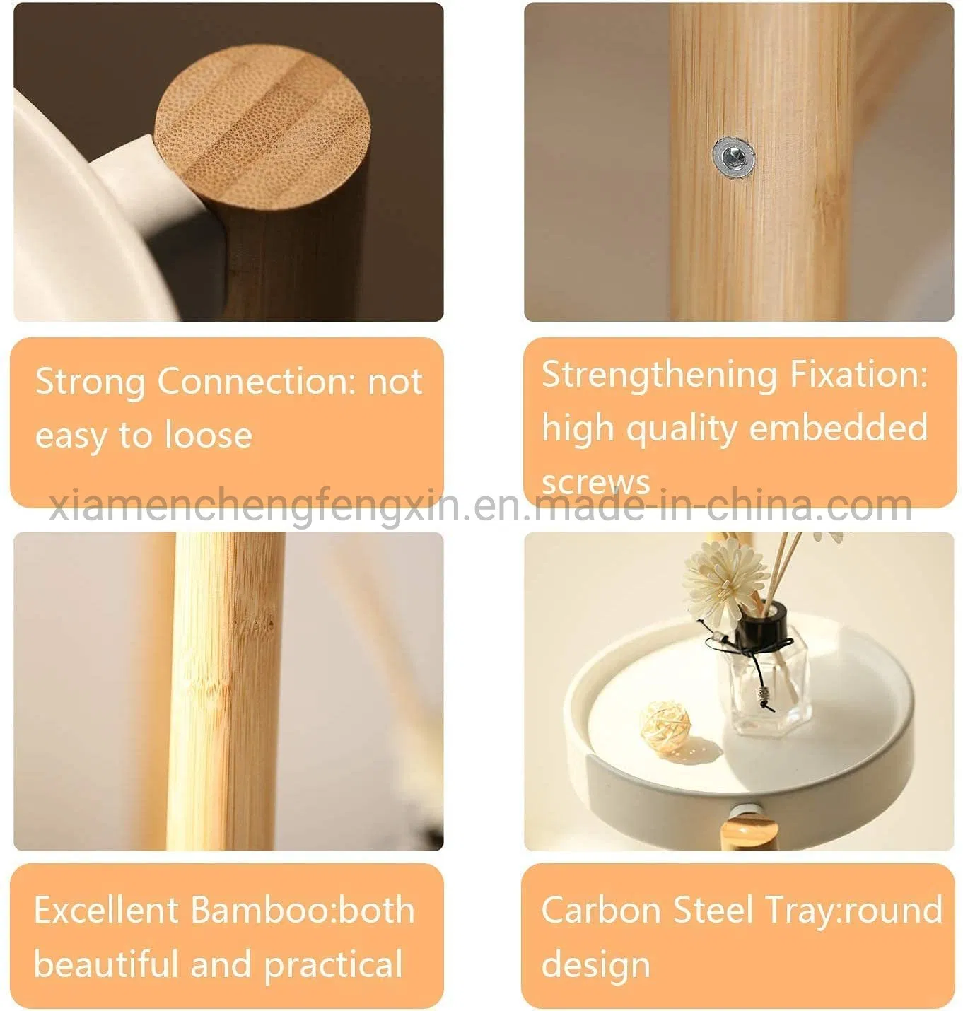 Bamboo Plant Stands Indoor, 3 Tier Tall Corner Plant Stand Holder &amp; Plant Display Rack for Outdoor Garden (3 Tier -1)