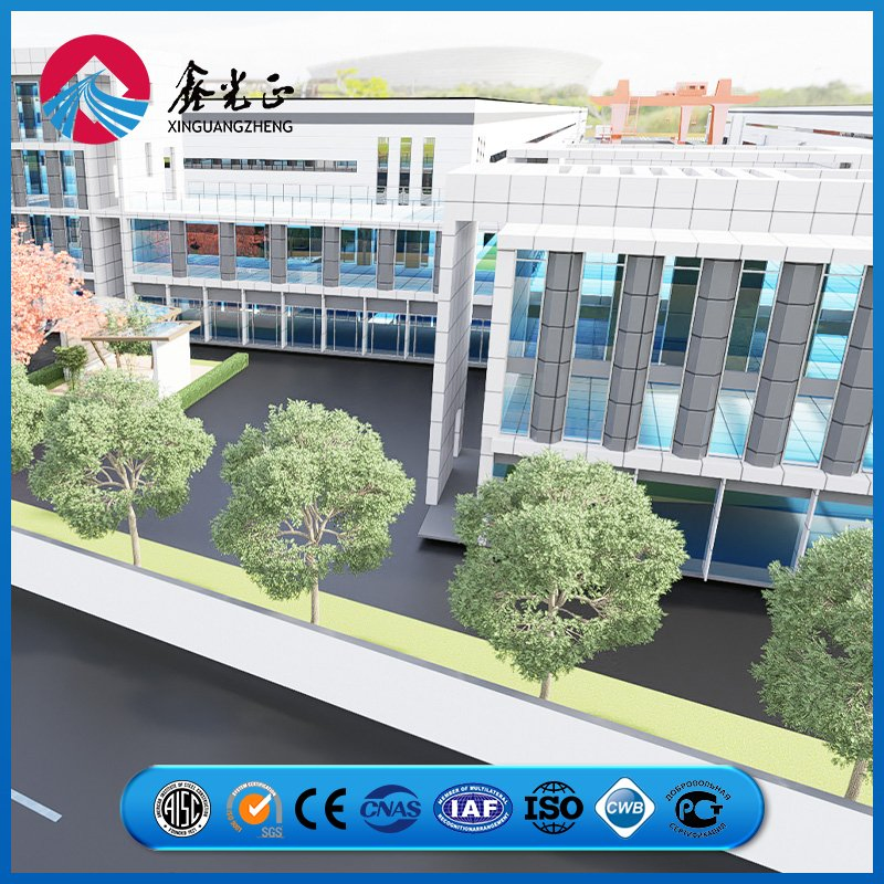 High Adaptability Multi Scenario Pipe Mounting Support Equipment Metal Prefab/Prefabricated Steel Structure Multi-Story/High-Rise Office Building
