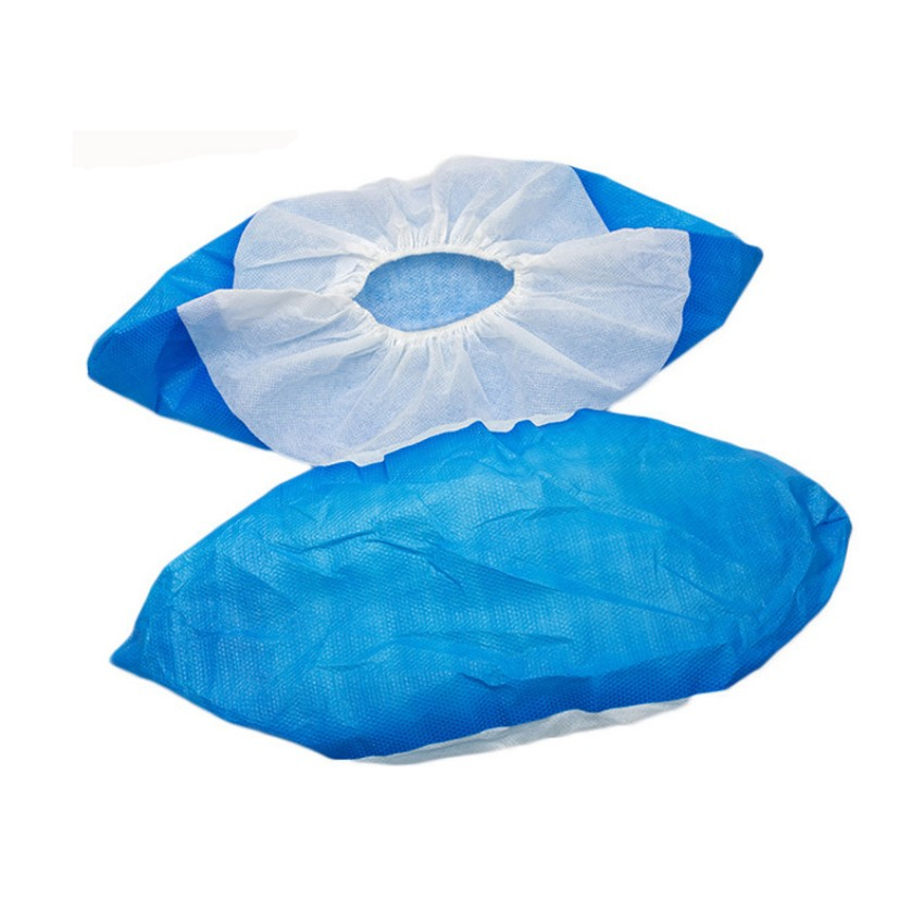 Disposable PP+CPE Non-Slip Shoe Covers Waterproof Cleanroom Protective Overshoes