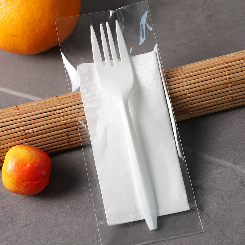 New Design Medium-Weight Disposable White Parties Weddings Takeaway Orders Plastic Fork