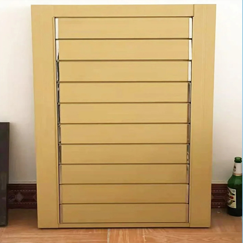 Adjustable Blade Casement Window Louvers Electric Louvered Pergola Extruded Aluminum Louvers