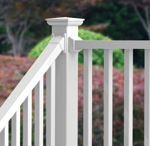 Vinyl Railing White Classic PVC Indoor/Outdoor Vinyl Railing Wholesale