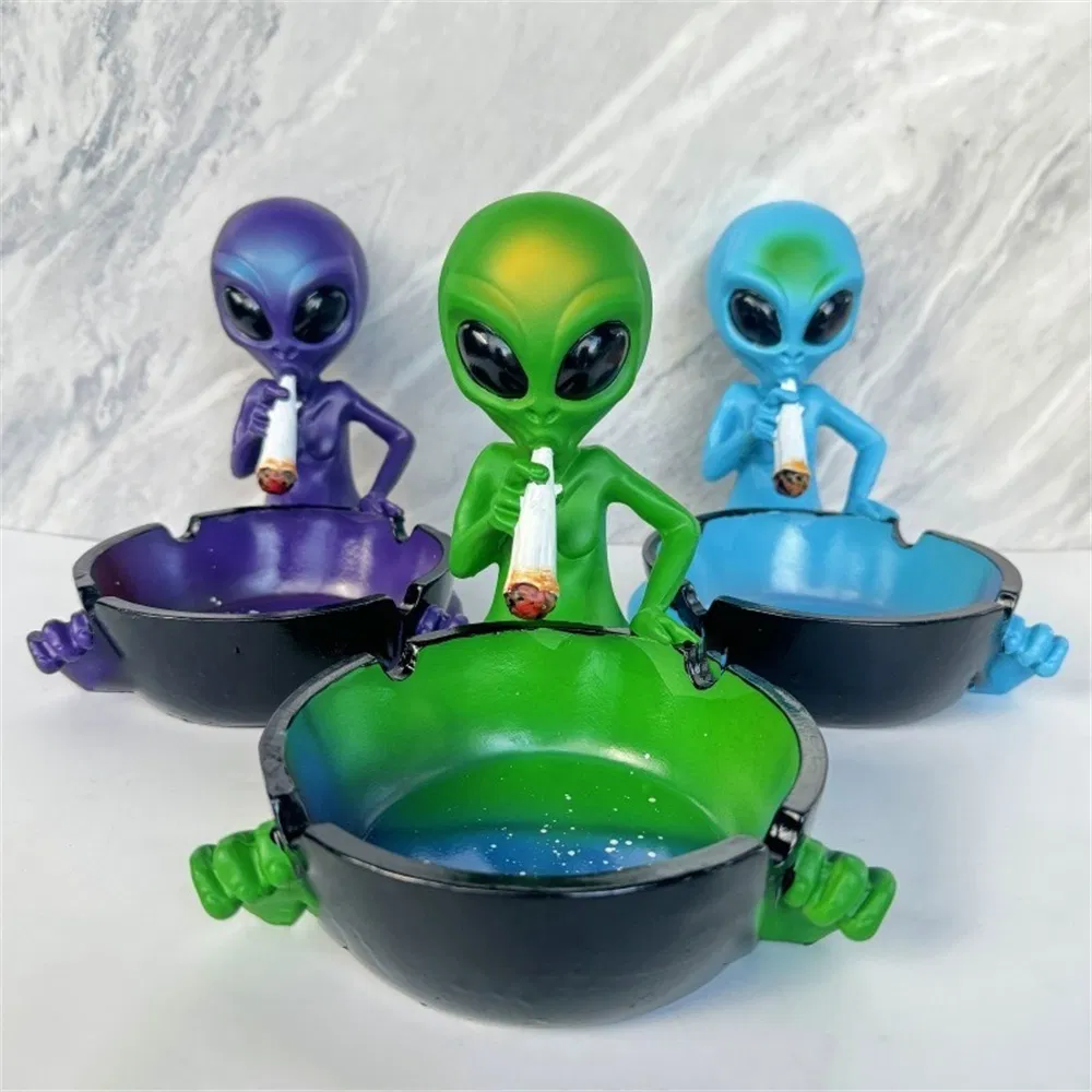 Alien Ashtray - 170g Weight 80X80X110 Size Ideal for Home Decor
