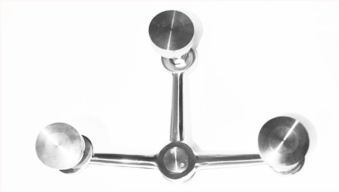 100mm Stainless Steel Glass Spider with 3 Arms/Point-Fixed Curtain Wall Hardware Withhigh Quality and Best Price
