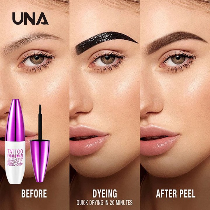 Private Label Custom Eyebrow Pencil Eyebrow Enhancers Eyes Makeup Long Lasting Waterproof Easy Tear off Eyebrow Gel for Makeup