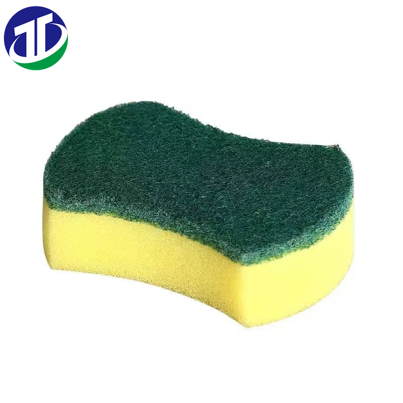 Eco Non-Scratch Dish Scrub Sponges for Cleaning Scouring Pad