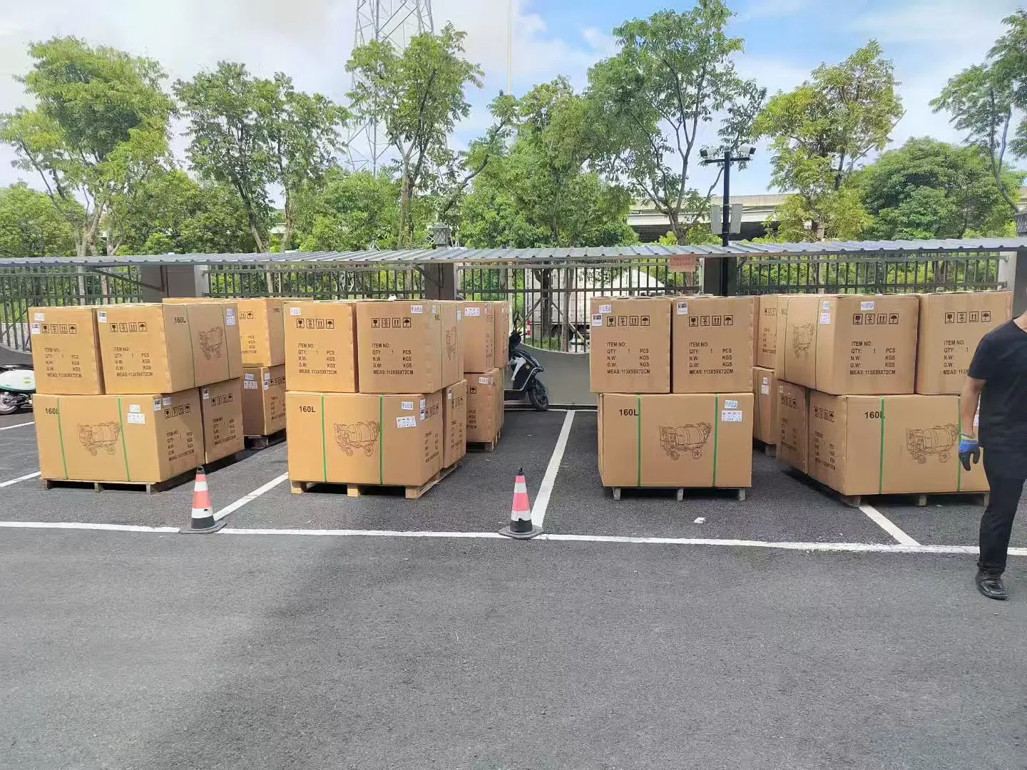 Trolley Chrome Plated Power Sprayer Agricultural Machinery for Farm