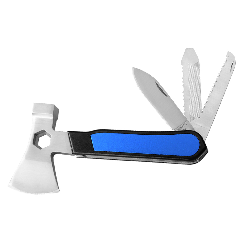 High Quality Multitool Function Axe with Anodized Aluminum Handle (#8445)