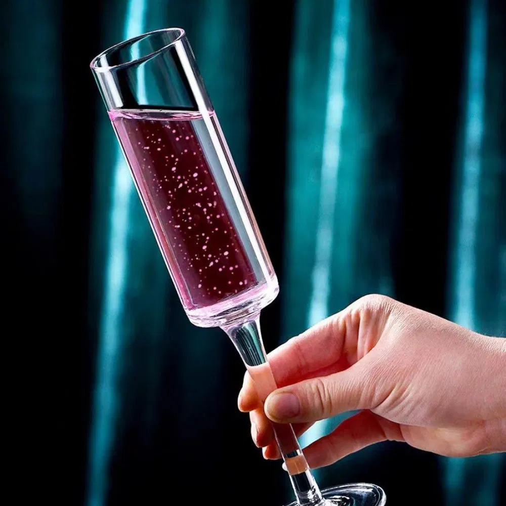 Бокалы для шампанского Crystal Glass, прямые
