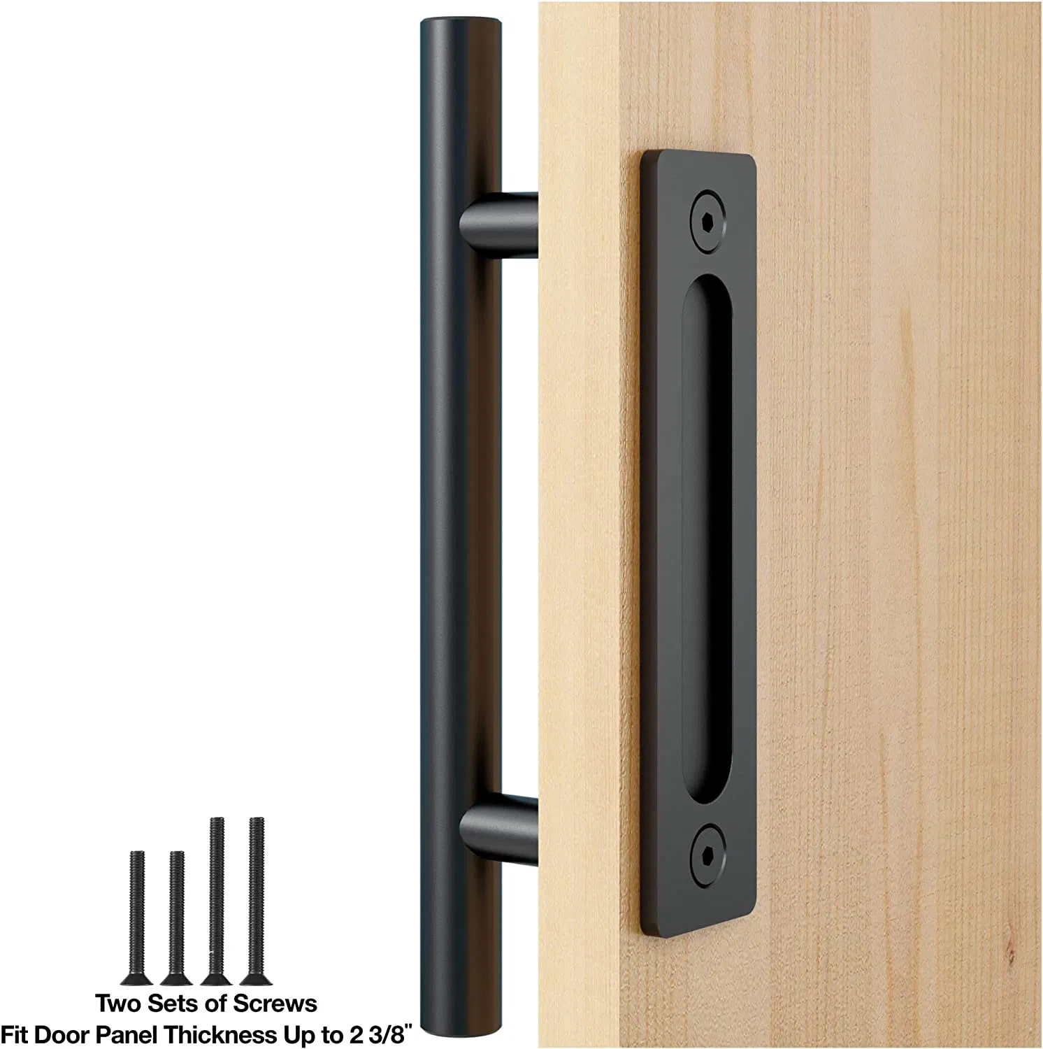Door Handles Sets Luxury Modern Chrome Aluminum Stainless Steel Gold Black Entrance Pull Soor Handles