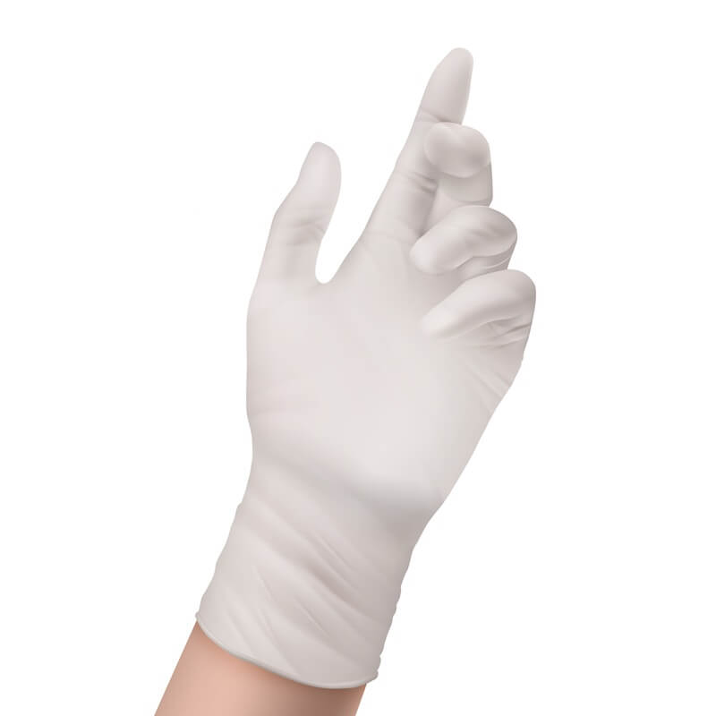 Testured Disposable Powder-Free Home Care Latex Gloves for Elderly Care Wound Dressing