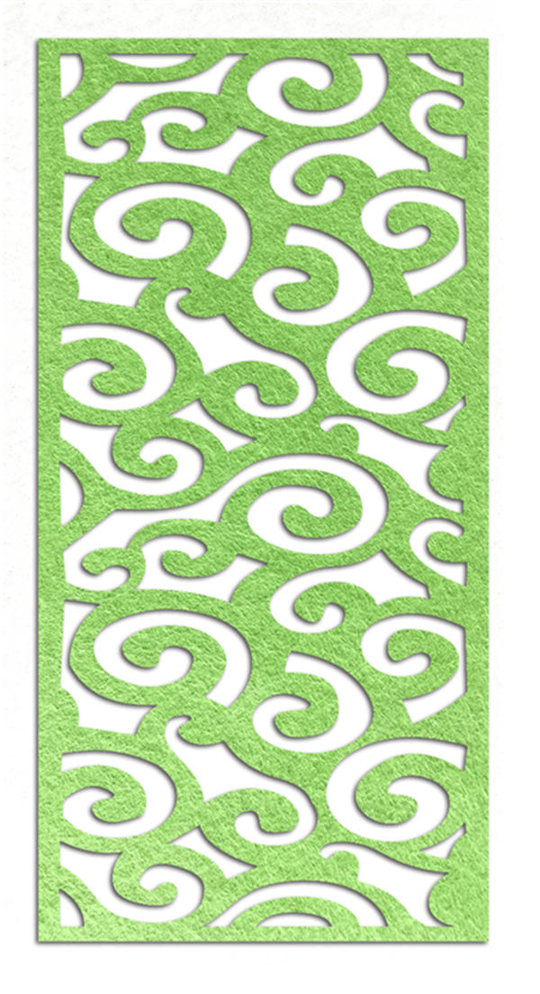 High Quality 9mm12mm 20mm Polyester Acoustic Carved Screen Panel for Office Space Barrier