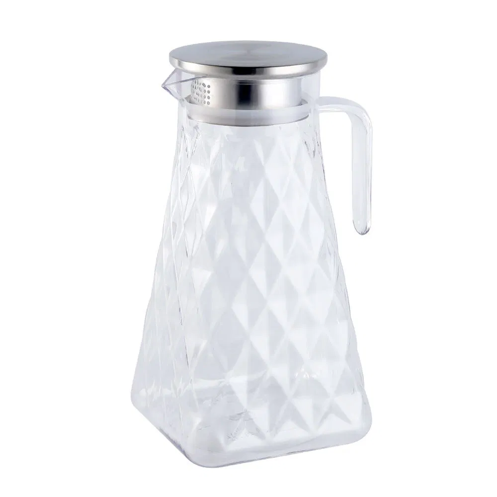 OEM Plastic PC Water Pitcher, Acrylic Juice Pot for Home & Restaurant