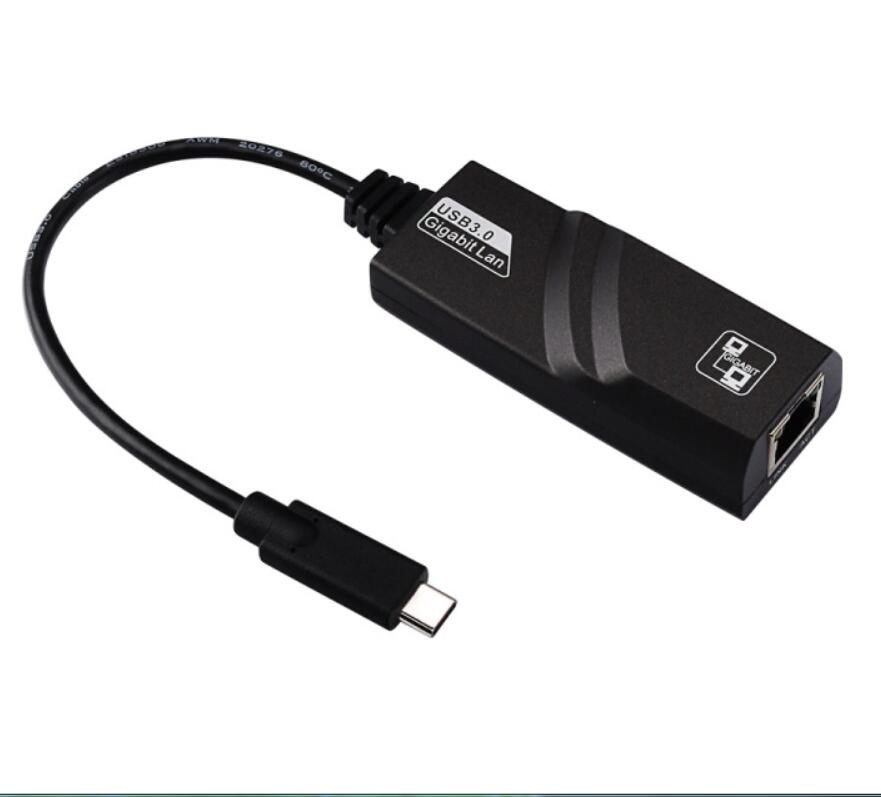 USB-C Ethernet адаптер RJ45, 1 Гбит/с