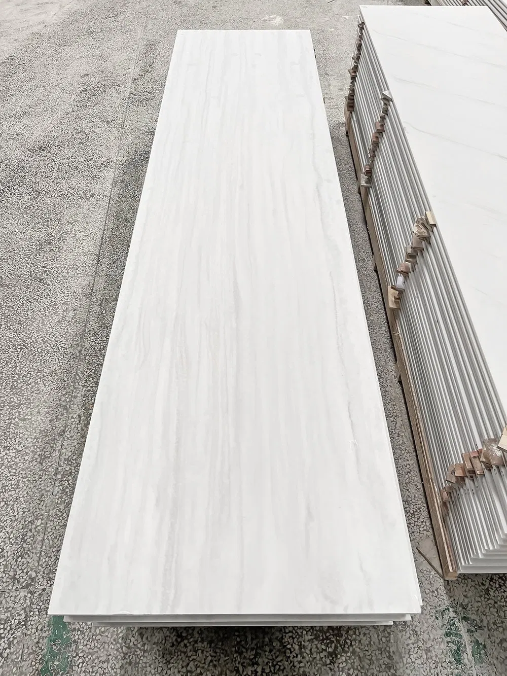 Jazz White Artificial Marble Acrylic Solid Surface Slab