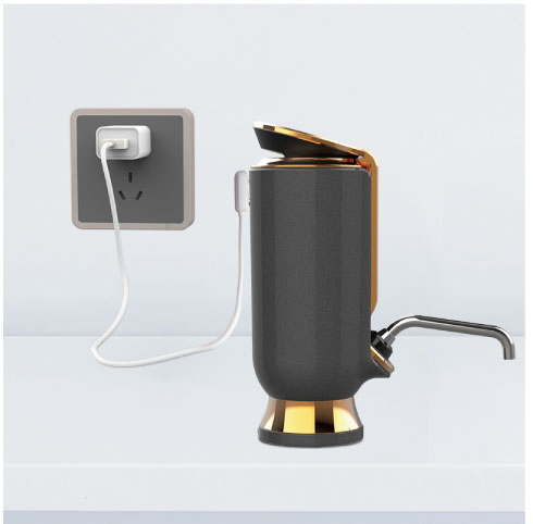Portable Automatic Bottle Breather Tap Machine Silica Gel Electric Wine Aerator Dispenser