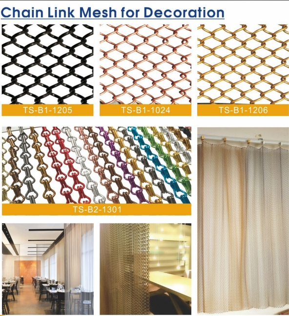 The Decorative Nets Used in Construction, Exterior Decoration of High-End Hotels, Made of Stainless Steel and Aluminum Materials