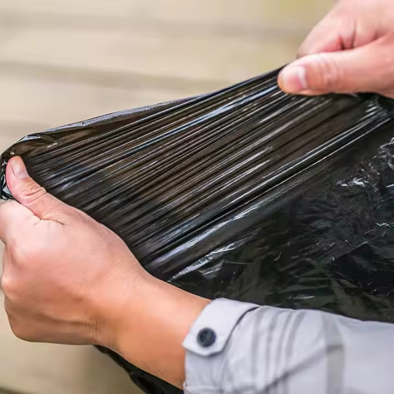 LDPE/HDPE Disposable Extra Heavy Duty Flat Garbage Bags