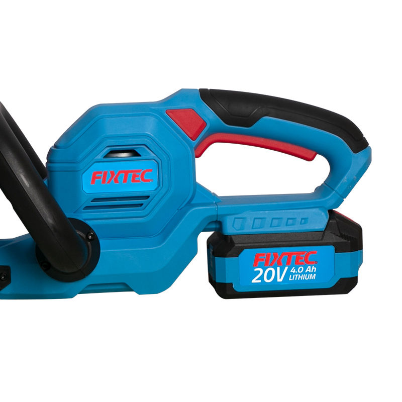 Fixtec Electric Handheld Bush Shrub Trimmer Lithium Cordless Hedge Trimmer for Gardening Home