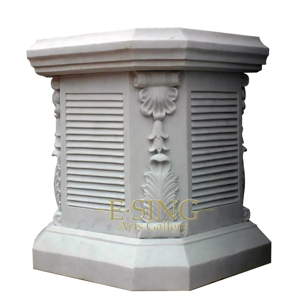Natural White Marble Wholesale Factory Price of Marble Base