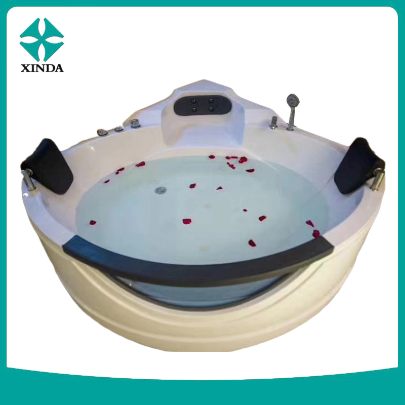 Угловая акриловая ванна на 2 персоны с гидромассажем