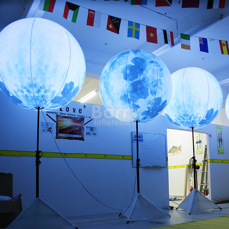 Outdoor Party Decorations Inflatable LED Light Tripod Balloon