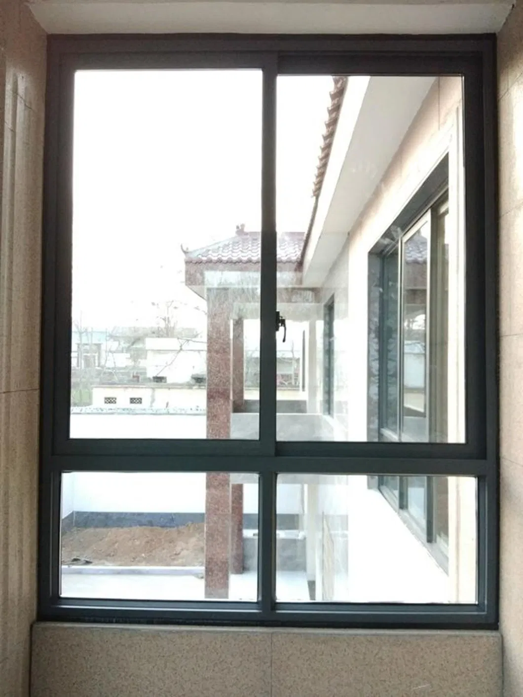 Byy-0925 Window Factory Price Prefabricated Glass Door European Standard Bulletproof Aluminum Sliding Door and Window