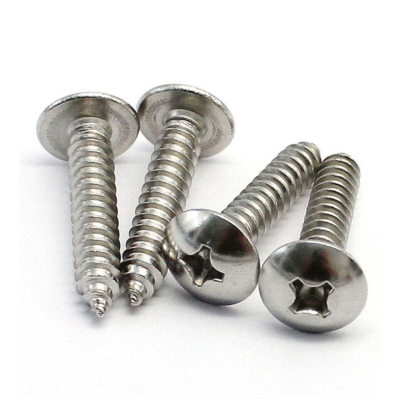 Pwa PWB M6*10 mm Pb PA Carbon Steel White Zinc Plated Stainless Steel 304 316 Pan Head Phil Recessed Metal Sheet Screw