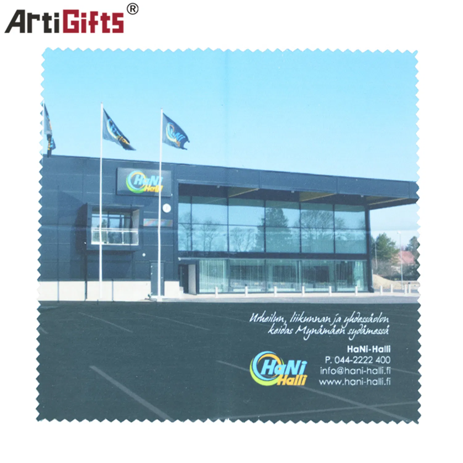 Fashion Individual Glasses Microfiber Glasses Cleaning Cloth with Printing Logo