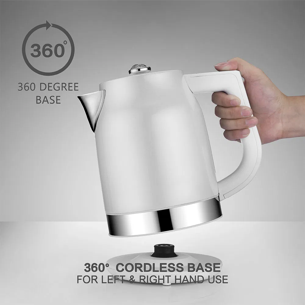 1.7L Large Capacity Stainless Steel Electric Kettle Constant Temperature Control Smart Kettle with Water Level Meter