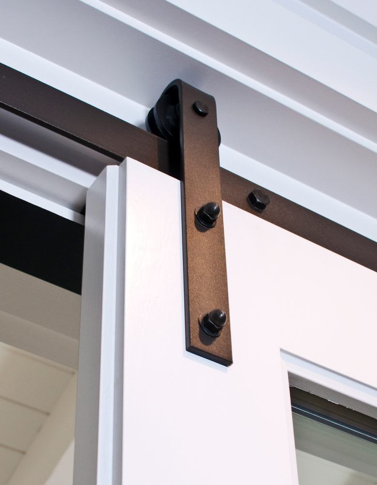 New Carbon Steel Sliding Barn Door Hardware Kit
