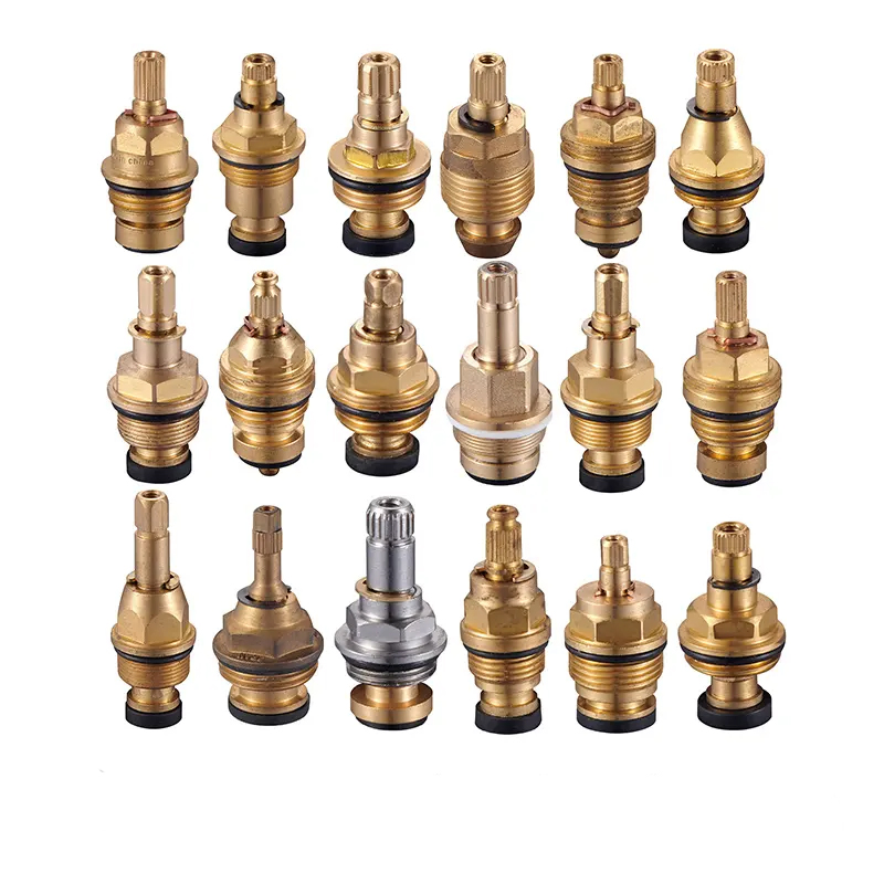 Brass Faucet Replace Cartridge Ceramic Disc Brass Cartridge for Brass Valve and Tap