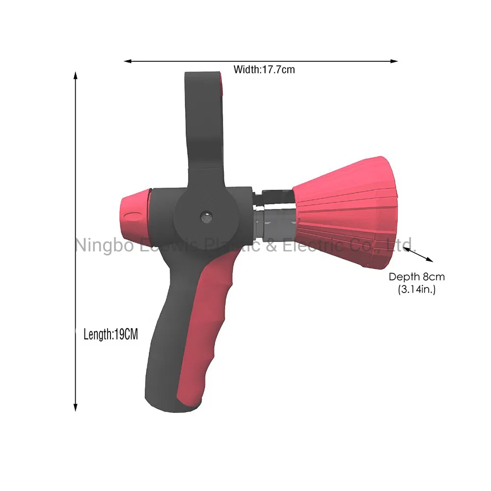 Heavy Duty Fireman Style Deluxe Hose Nozzles