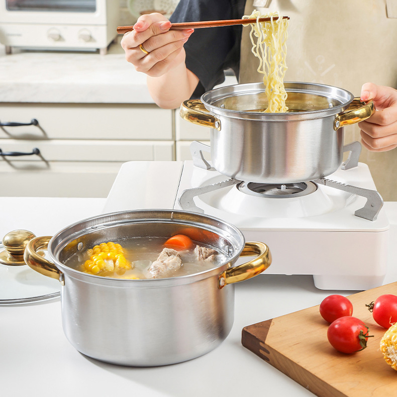 Factory Price Multifunctional Double Pot Making Soup Kitchen Gas Steam Surgical Stainless Steel Cooking Pot