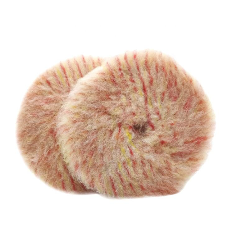 Shineopen Heavy Duty New Double or Triple Colors Durable Wool Polishing Buffing Pads Disc.