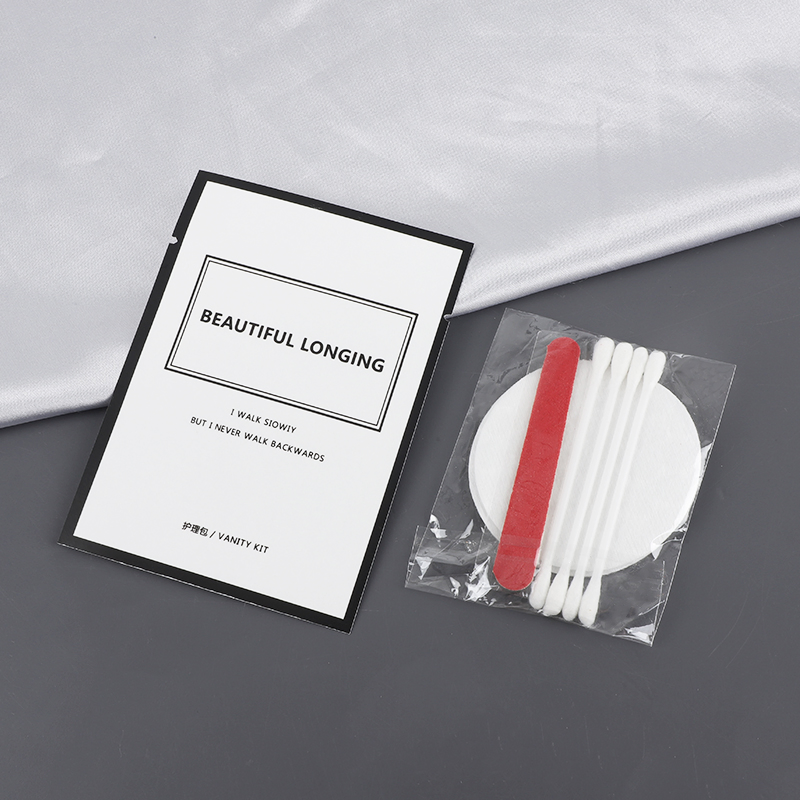 Minimalist Luxury Hotel Disposable Recyclable Vanity Kit-Toothbrush & Comb Set with Custom Logo Travel Size