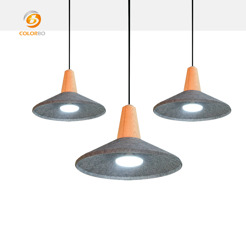 Decorative Sound Absorption Lampshade Polyester Fiber Acoustic Lampshade for Family