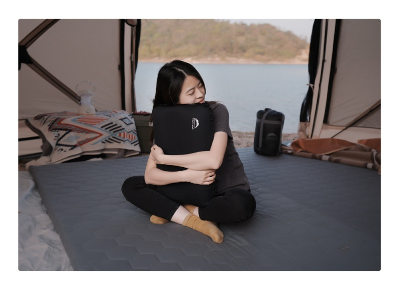 Outdoor Inflatable Air Pillow Lightweight Portable Camping Hiking Travel Sleeping Pillow