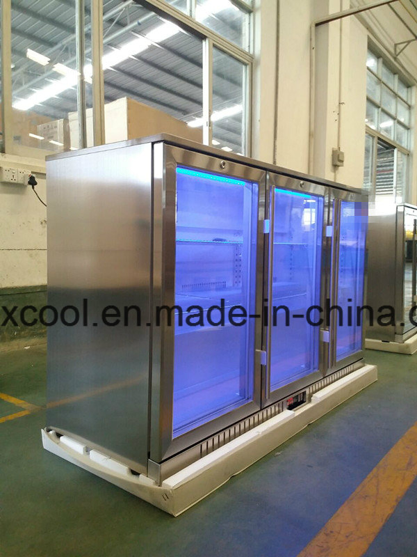 Triple Sliding Door Back Bar Chiller/Beer Chiller/Wine Chiller
