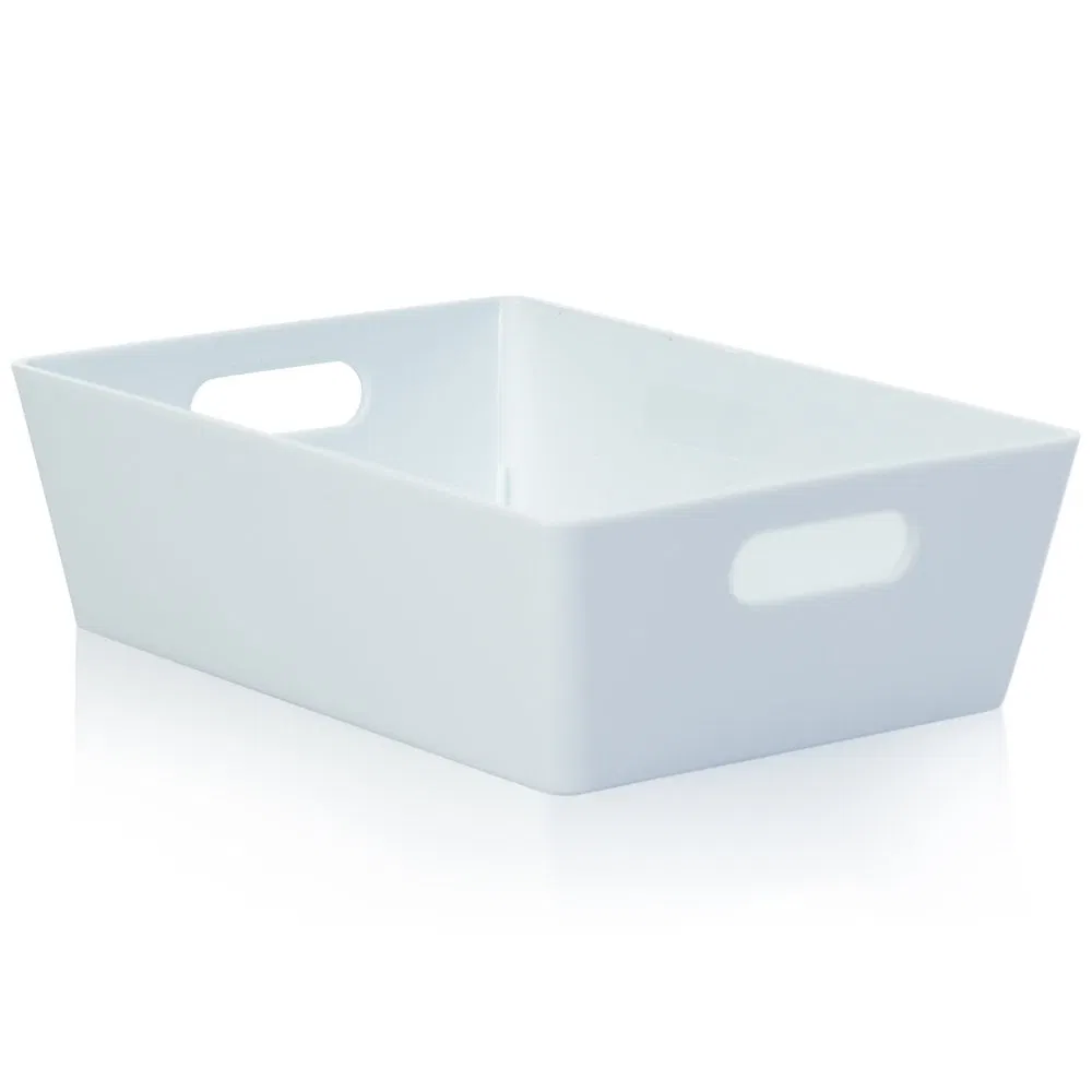 Small Plastic Slot Wall Storage Box PP Injection Rectangle Shape for Garage Use