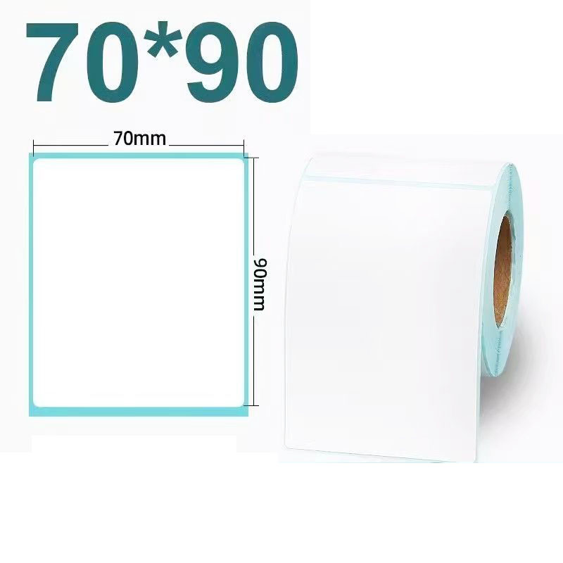 High Quality White Three-Proof Self-Adhesive Label Paper Roll for Supermarket Labels
