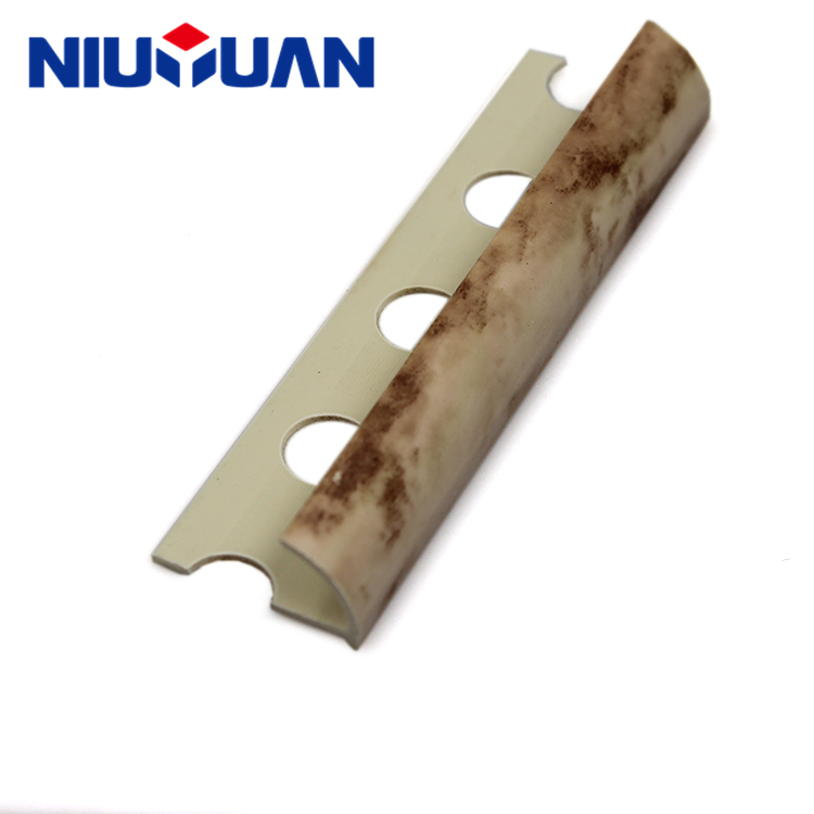 Reasonable Price High Strength Decorative Plastic Strip PVC Material Wall Tile Edge Trim