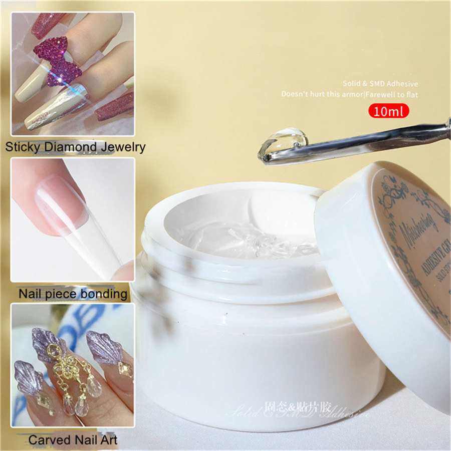 Solid Patch Glue Nail Patch Adhesive New Phototherapy Canned Nail Patch Gel Does Not Hurt Nail Salon Special Sticky Diamond Glue