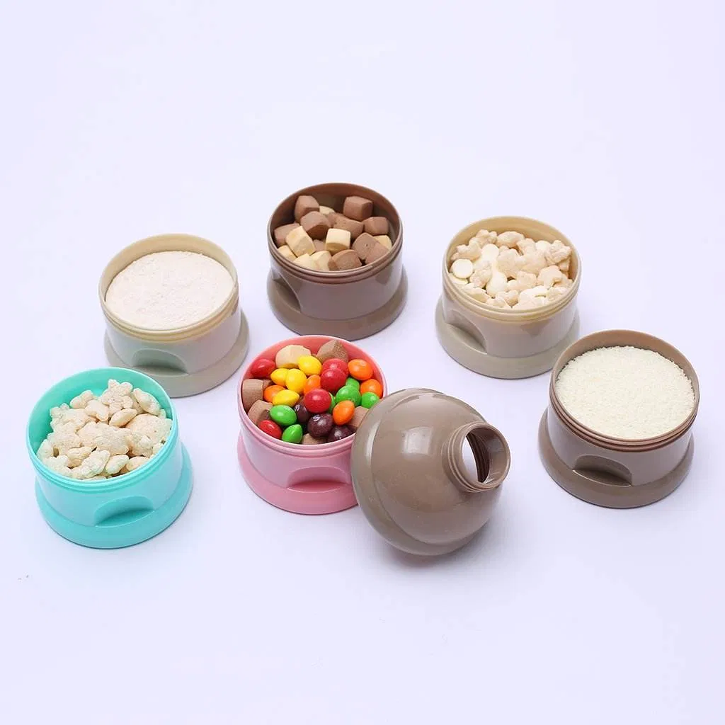 Portable Multipurpose Stackable Baby Milk Powder Formula and Snacks Storage Container