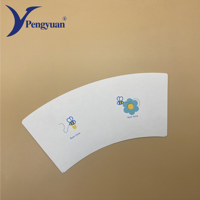 Waterproof Flexo Offset Printing Paper Cup Fan